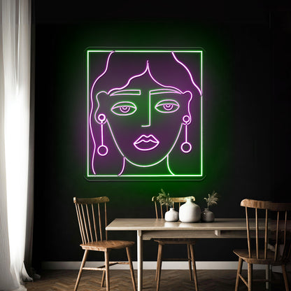 La Lumineuse Aesthetic Neon Signs For Wall Decor - LED neon sign close-up detail