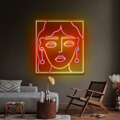 La Lumineuse Aesthetic Neon Signs For Wall Decor - Custom LED neon sign front view