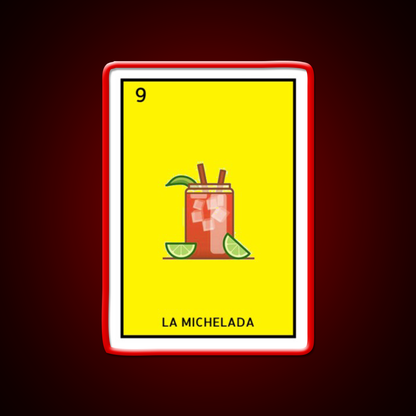 La Michelada Loteria Beer Bar Decor Led Neon Sign Rgb Color - LED neon sign view 10