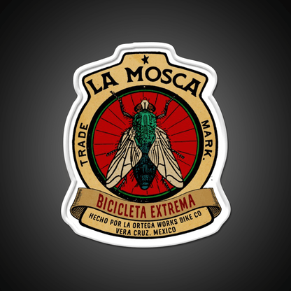 La Mosca Vintage Mexican Bicycle Party Drink Tequila Led Neon Sign Rgb Color - Shineneon