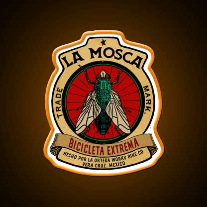 La Mosca Vintage Mexican Bicycle Party Drink Tequila Led Neon Sign Rgb Color - Shineneon