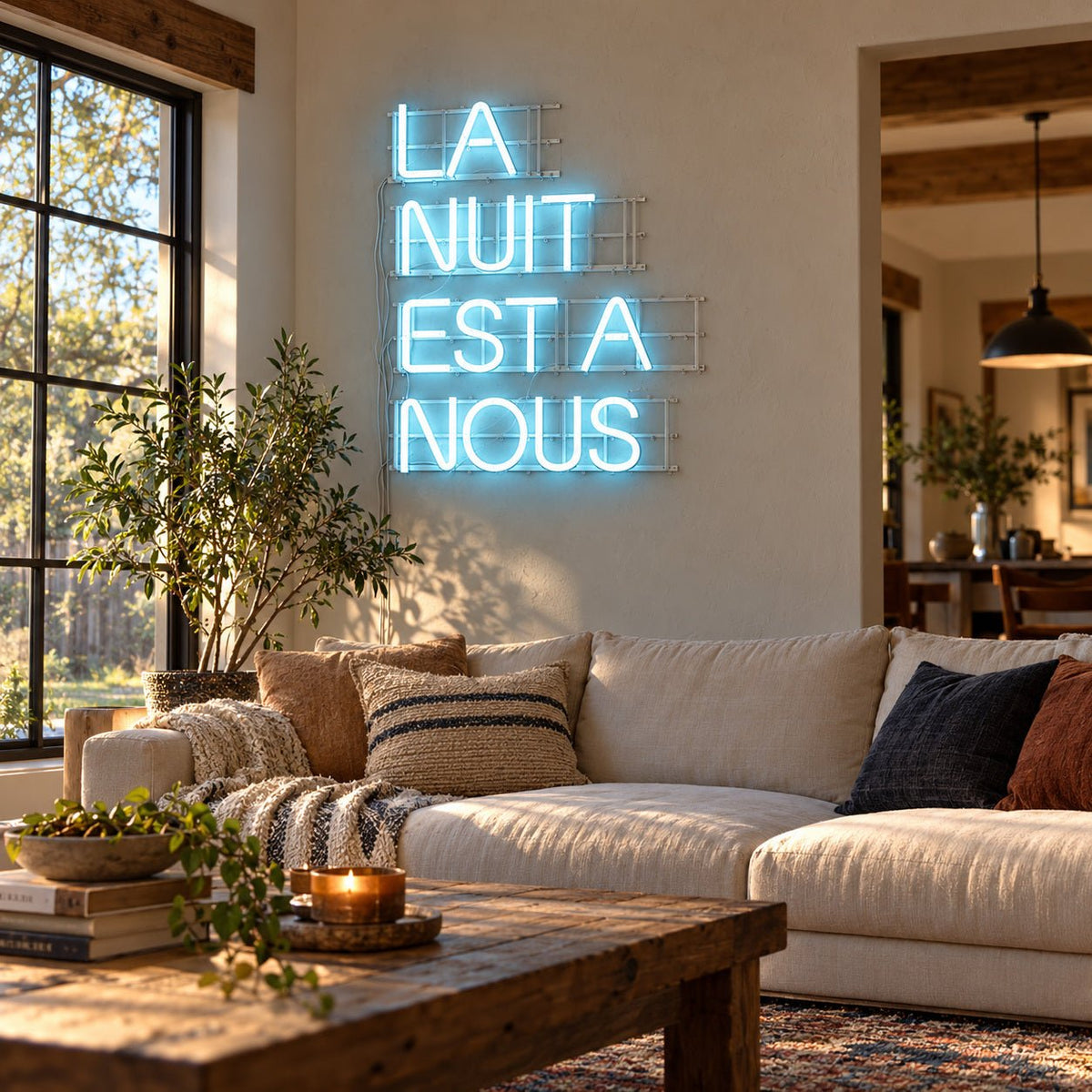 La Nuit Est A Nous LED Neon Sign - Shineneon