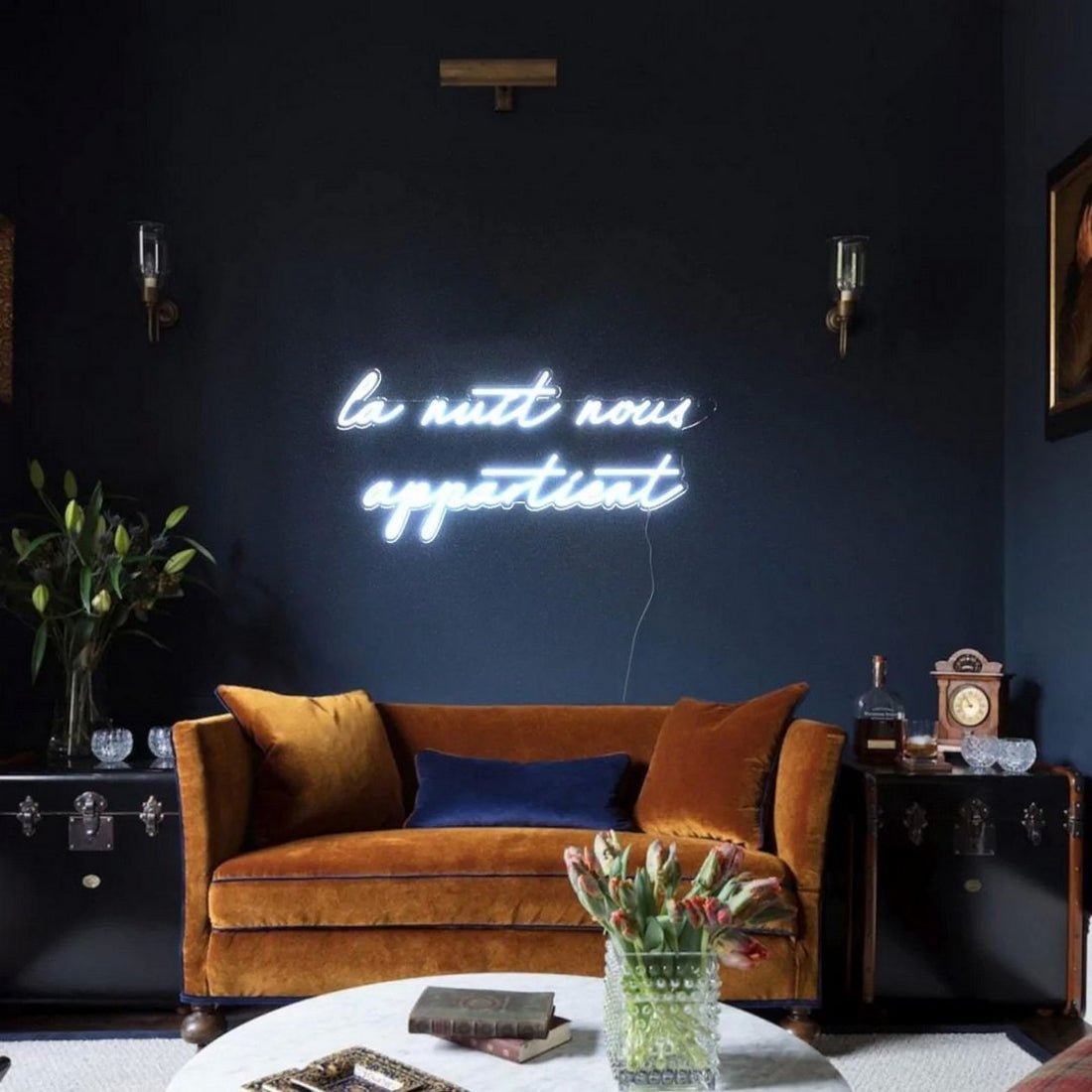 La Nuit Nous Appartient French Led Sign Business Neon Sign - Shineneon