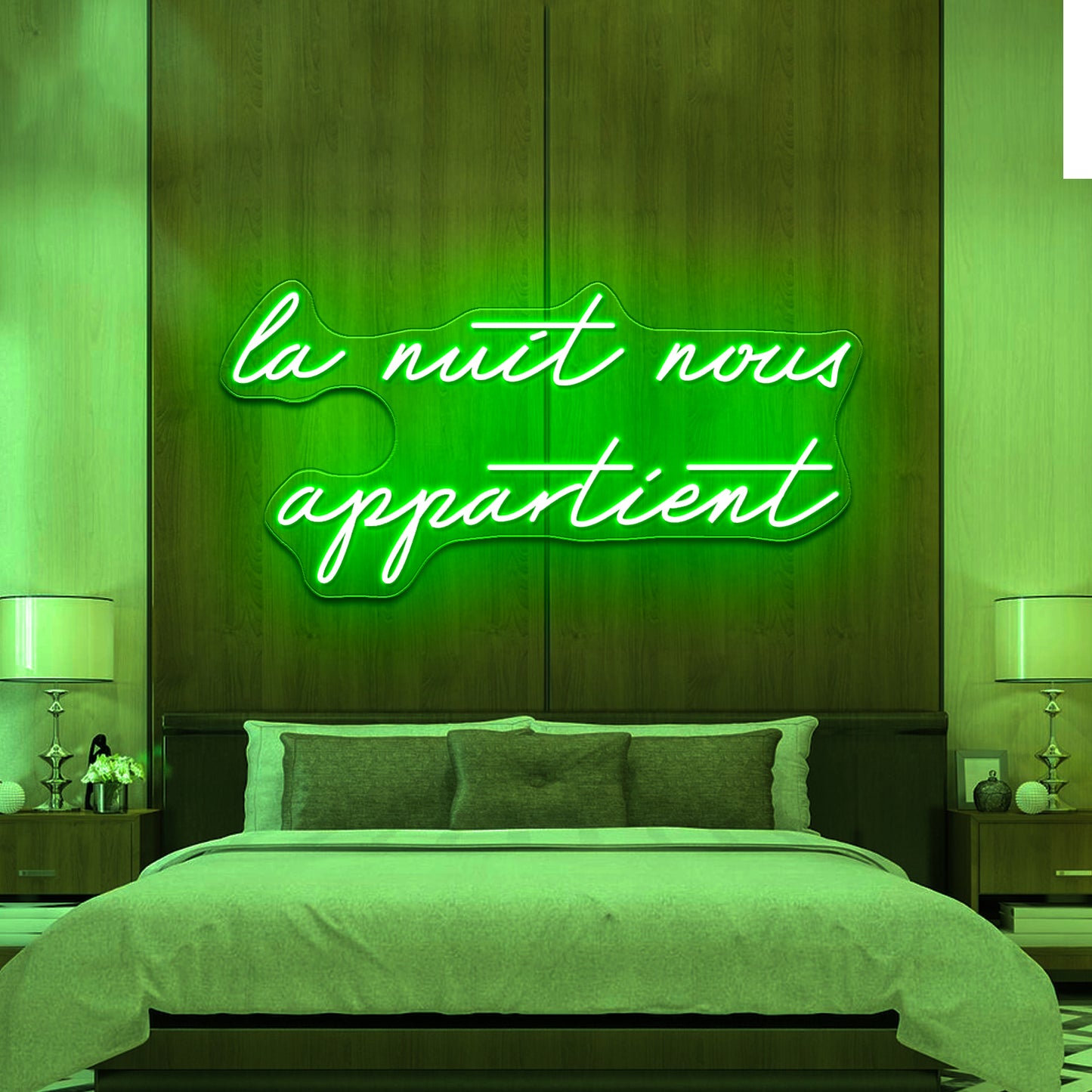 La Nuit Nous Appartient Led Neon Sign Wall Art