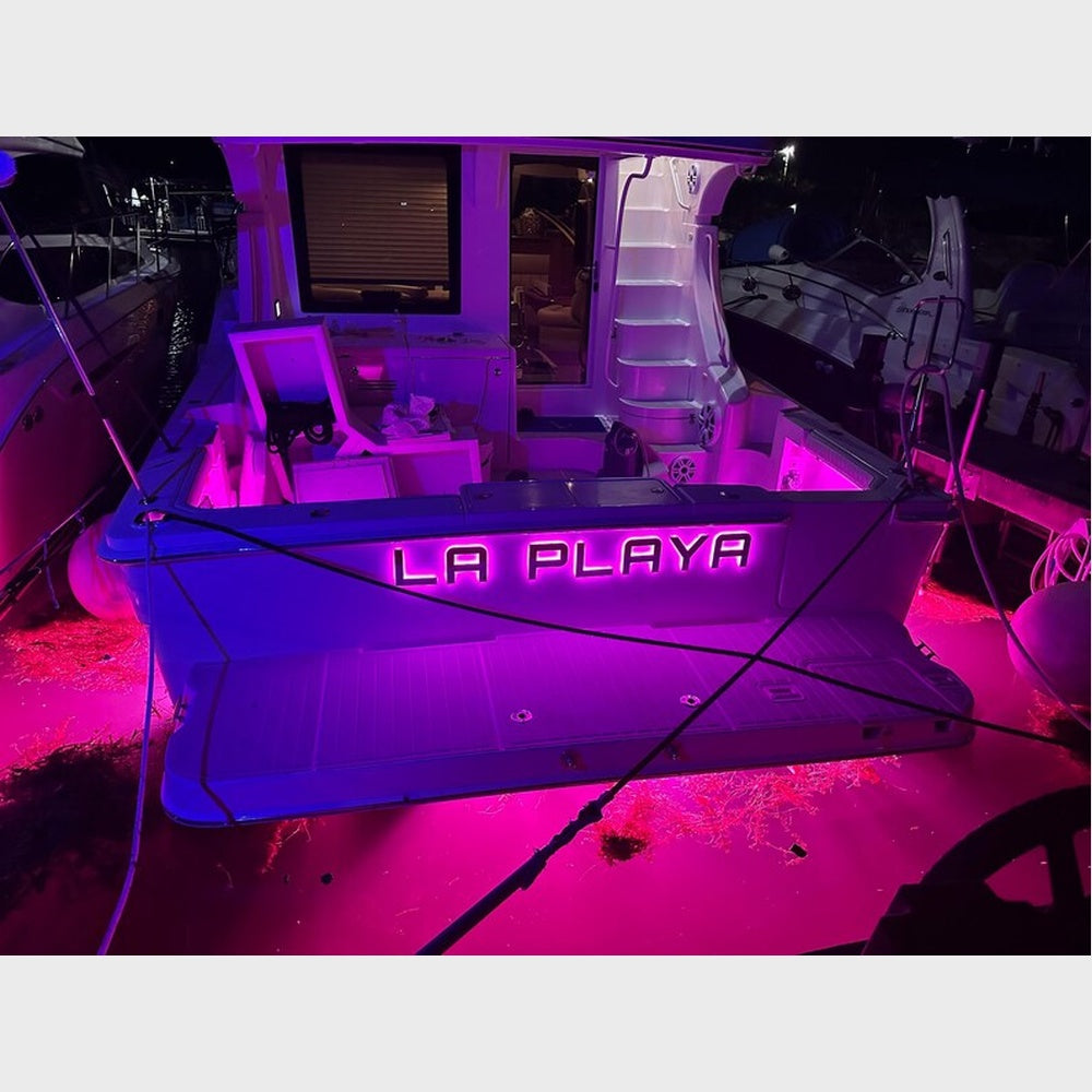La Playa 3D Backlit Channel Letters Led Light Sign