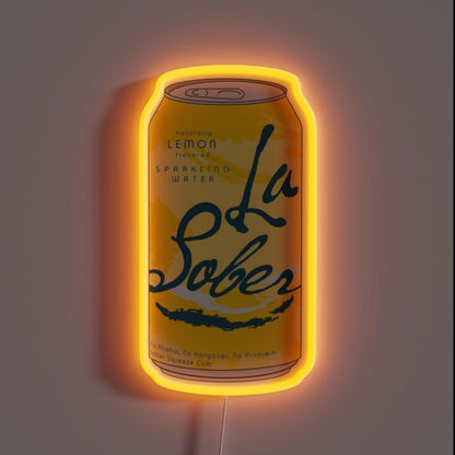 La Sober Rgb Led Neon Sign