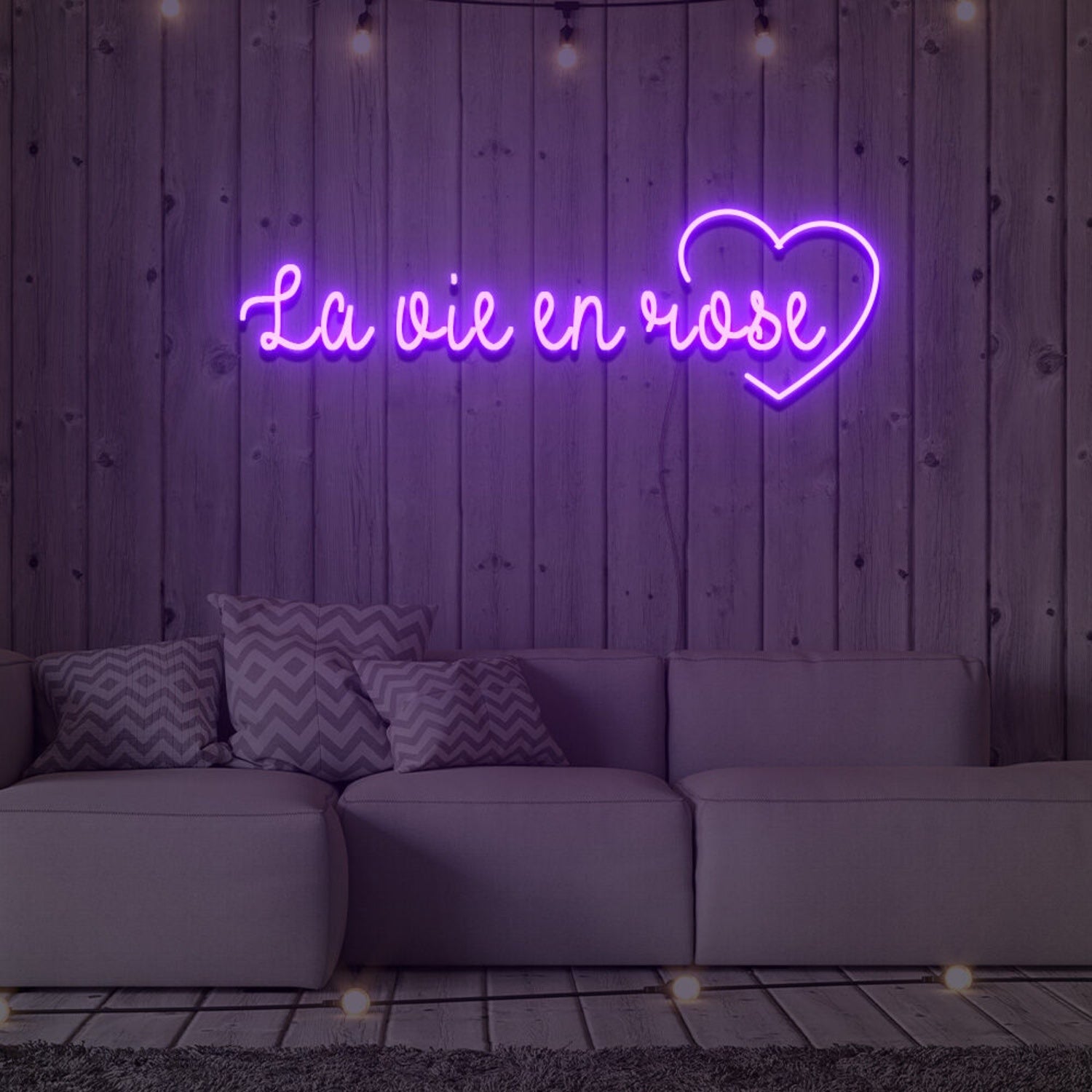 La Vie En Rose Neon Light Signs Bar Party Decoration | Shineneon