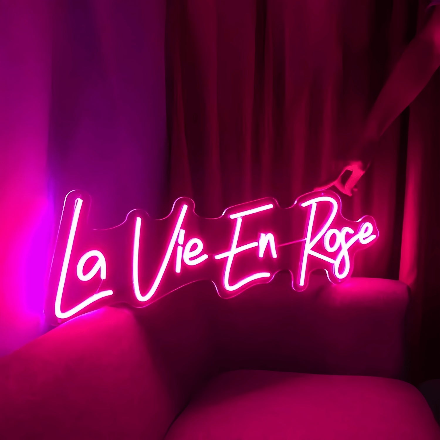 La Vie En Rose Neon Sign Illuminate Your Love Story | Shineneon