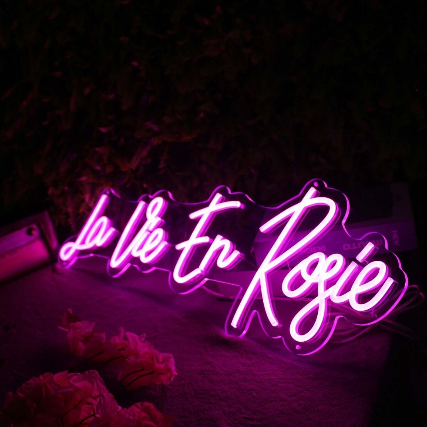 La Vie En Rosie Pink Led Neon Sign - Shineneon