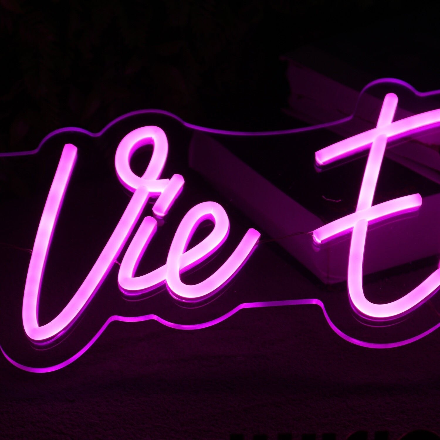 La Vie En Rosie Pink Led Neon Sign - Shineneon