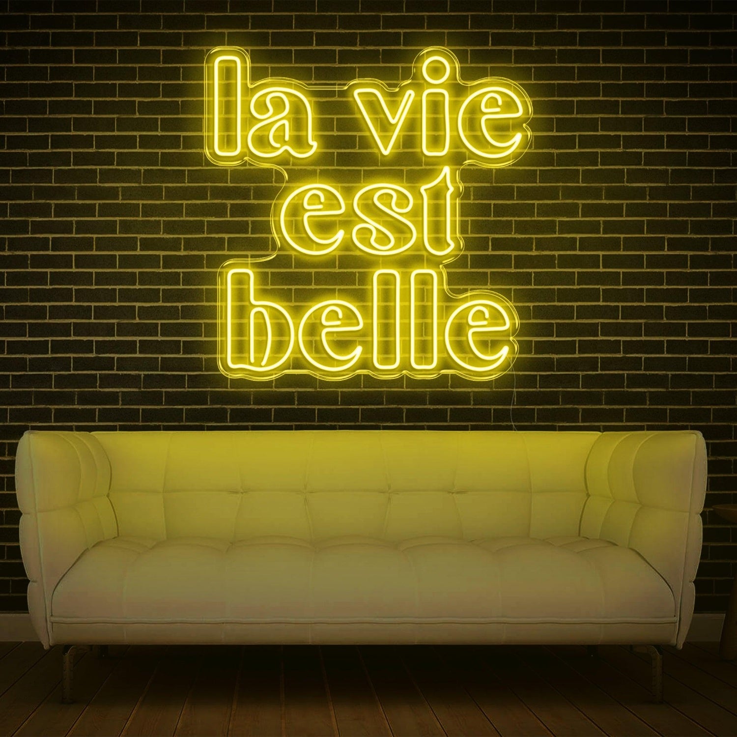 La Vie Est Belle Blue Led Neon Sign For Home Decor Wall Art | Shineneon
