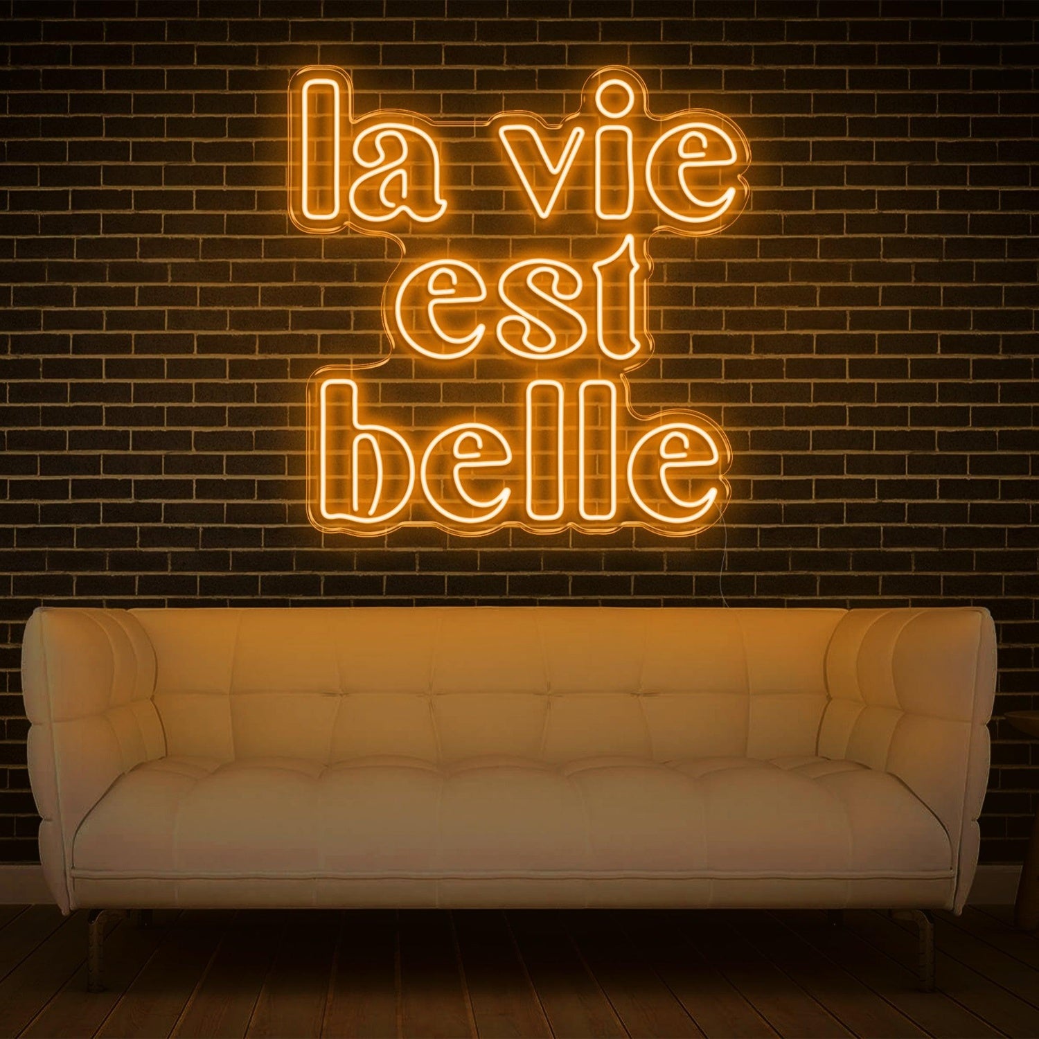 La Vie Est Belle Blue Led Neon Sign For Home Decor Wall Art | Shineneon