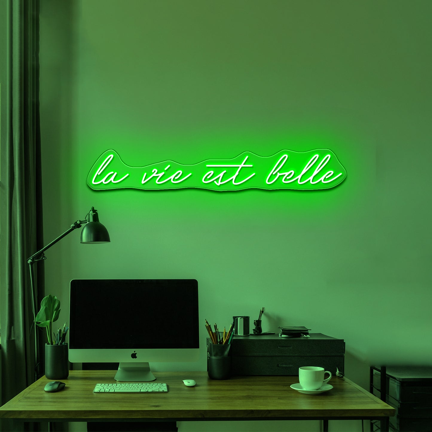 La Vie Est Belle Led Neon Wall Art