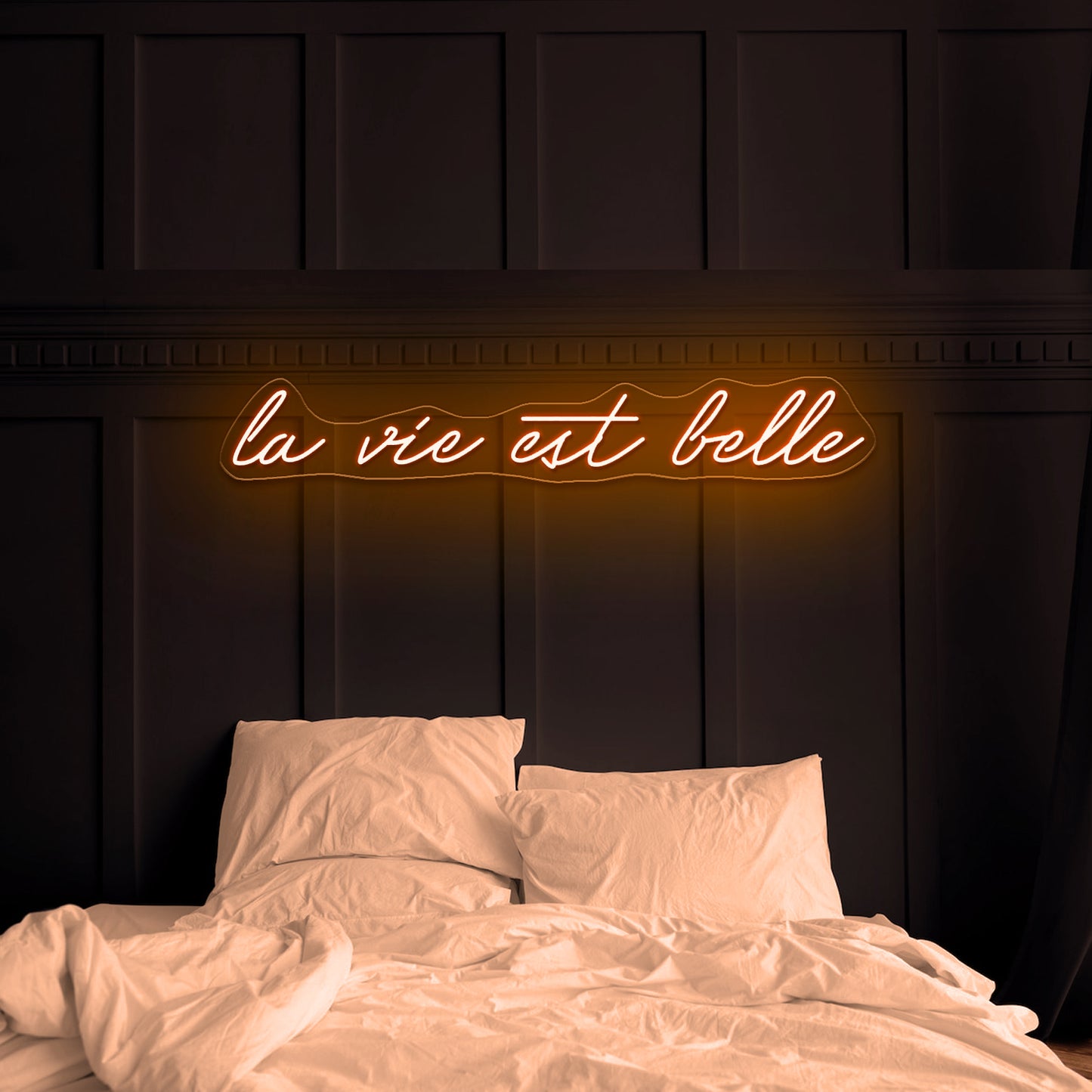 La Vie Est Belle Led Neon Wall Art