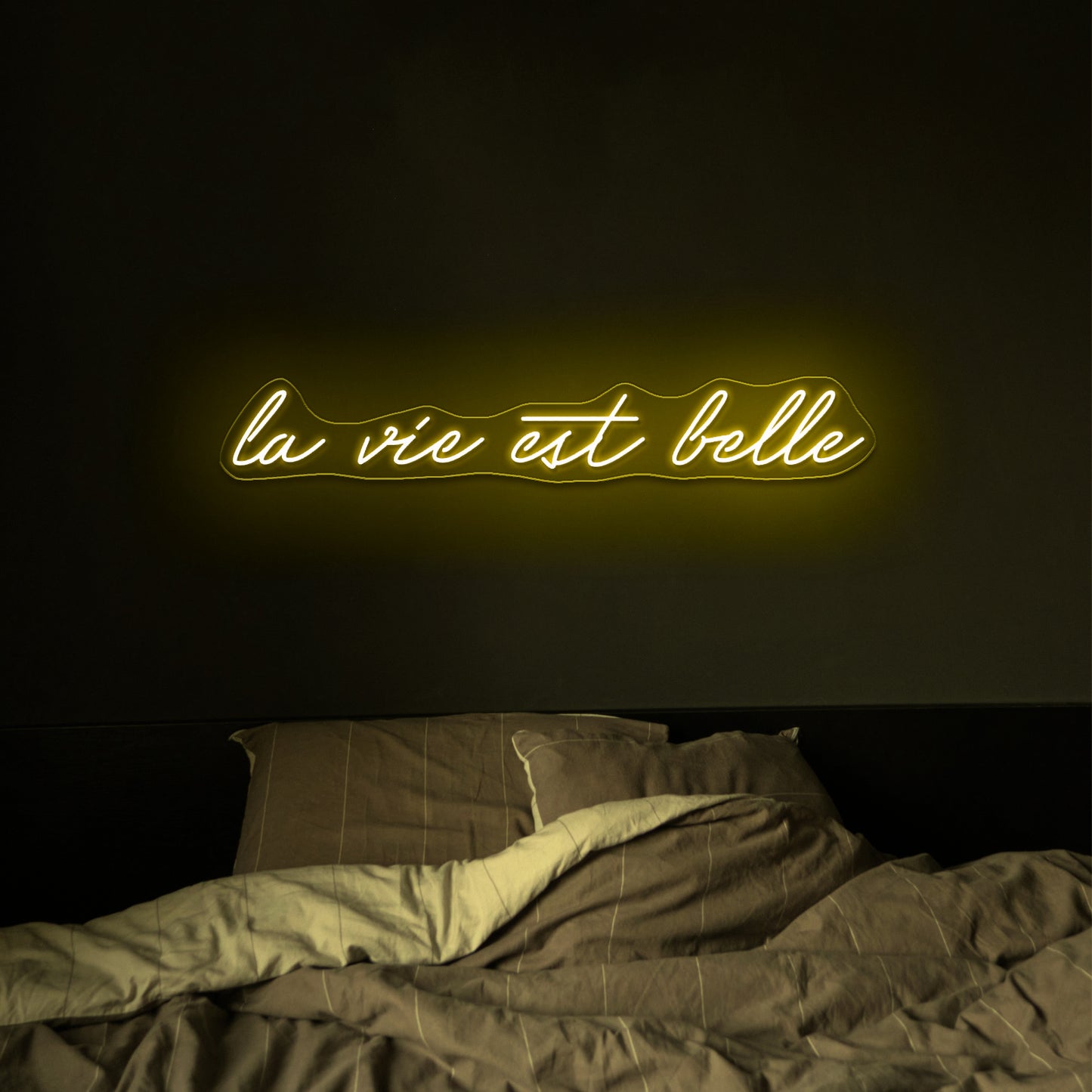 La Vie Est Belle Led Neon Wall Art