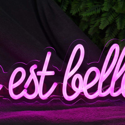 La Vie Est Belle Pink Led Neon Sign - Shineneon