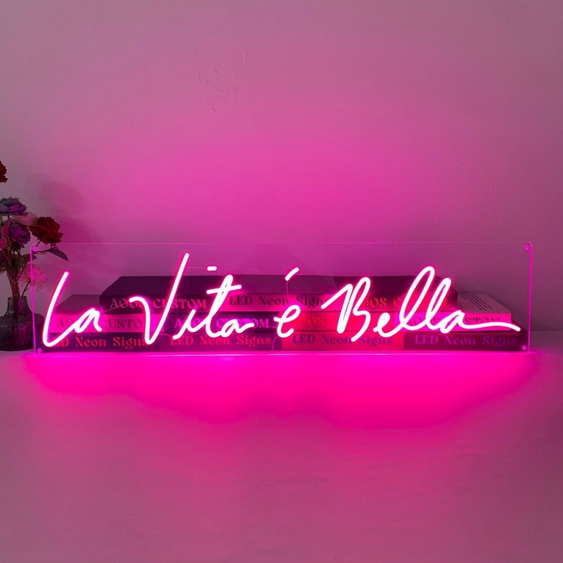 La Vita E Bella Italian Led Sign Business Neon Sign - Shineneon