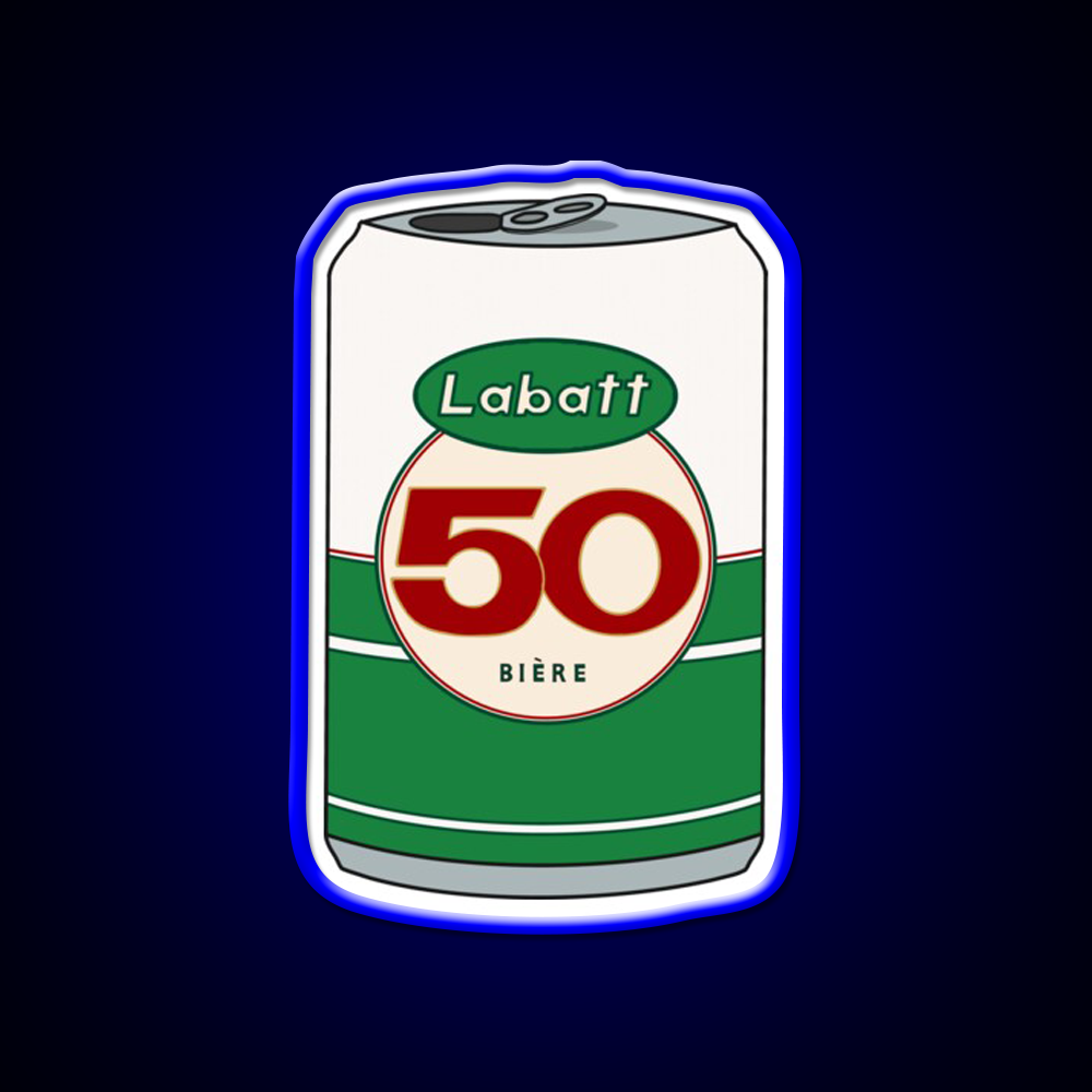 Labatt 50 Beer Can Beer Bar Decor Led Neon Sign Rgb Color - LED neon sign view 5