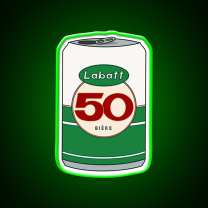 Labatt 50 Beer Can Beer Bar Decor Led Neon Sign Rgb Color - LED neon sign view 8