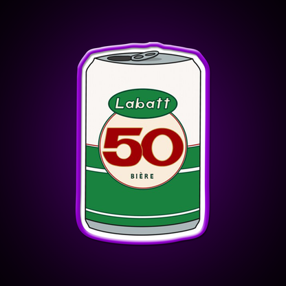 Labatt 50 Beer Can Beer Bar Decor Led Neon Sign Rgb Color - LED neon sign view 9