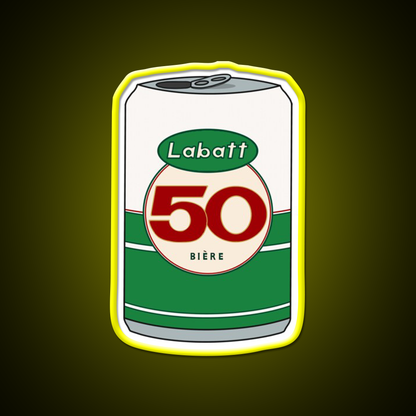 Labatt 50 Beer Can Beer Bar Decor Led Neon Sign Rgb Color - LED neon sign view 7