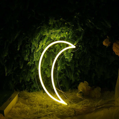 Lack Of Moon Yellow Led Neon Sign - Shineneon