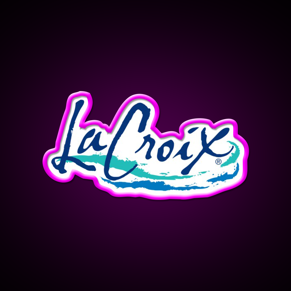 Lacroix Cocktail Bar Decor Led Neon Sign Rgb Color - Neon sign mounted on wall in room