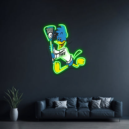 Lacrosse Tshirtjohns Hopkins Lacrosse Artwork Neon Signs For Sale - Shineneon
