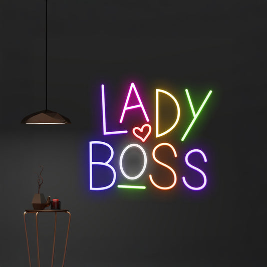 Lady Boss Neon Light