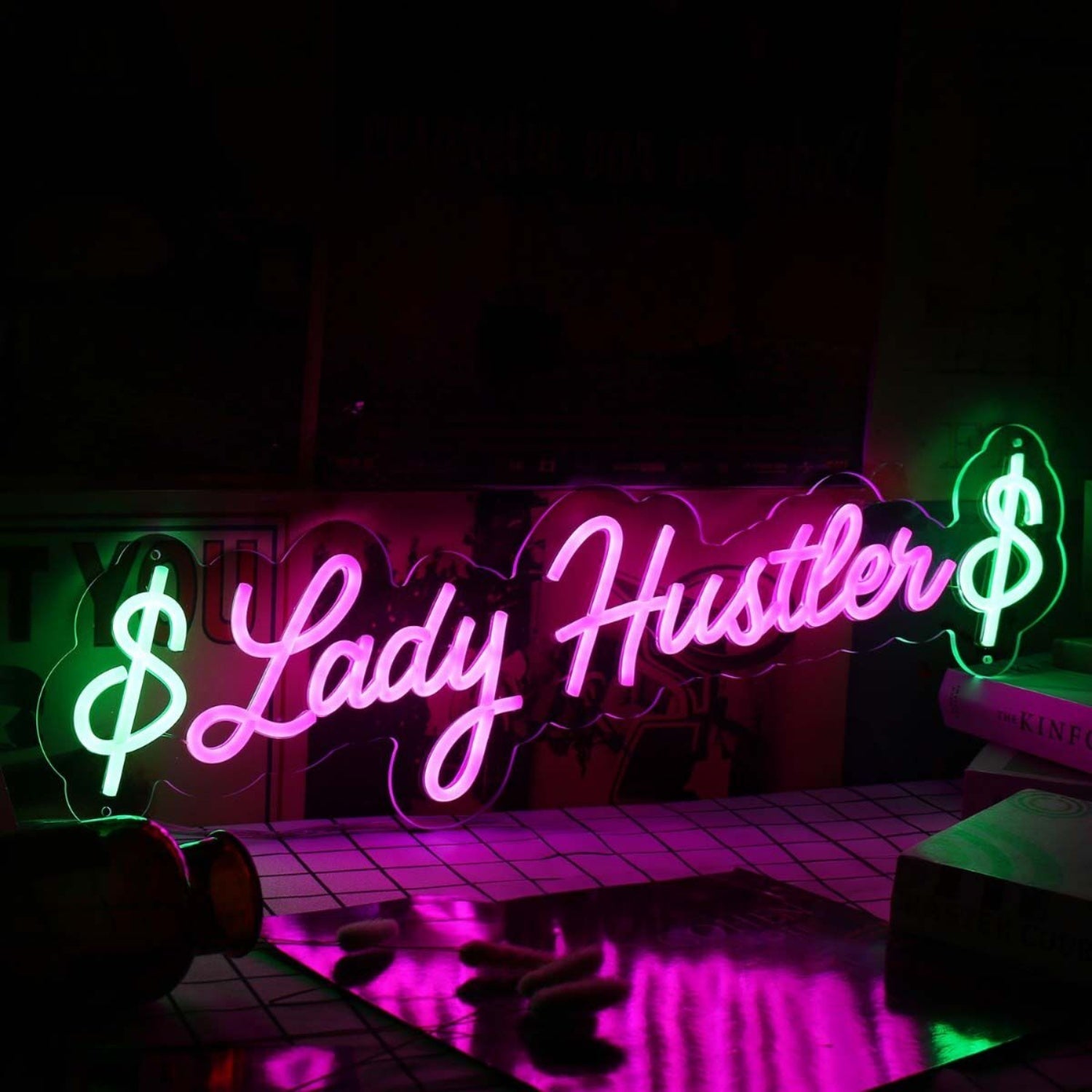 Lady Hustlen Custom Led Neon Sign - Shineneon