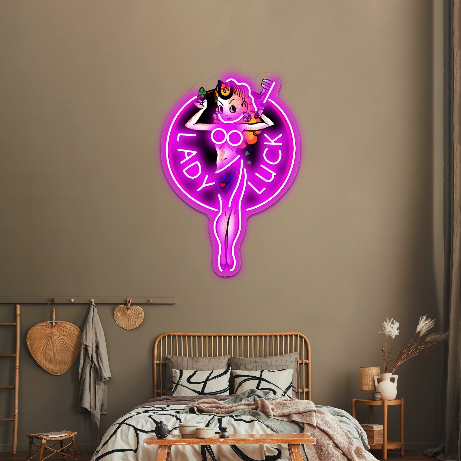 Lady Luck Artwork Neon Light Signs Custom | Shineneon