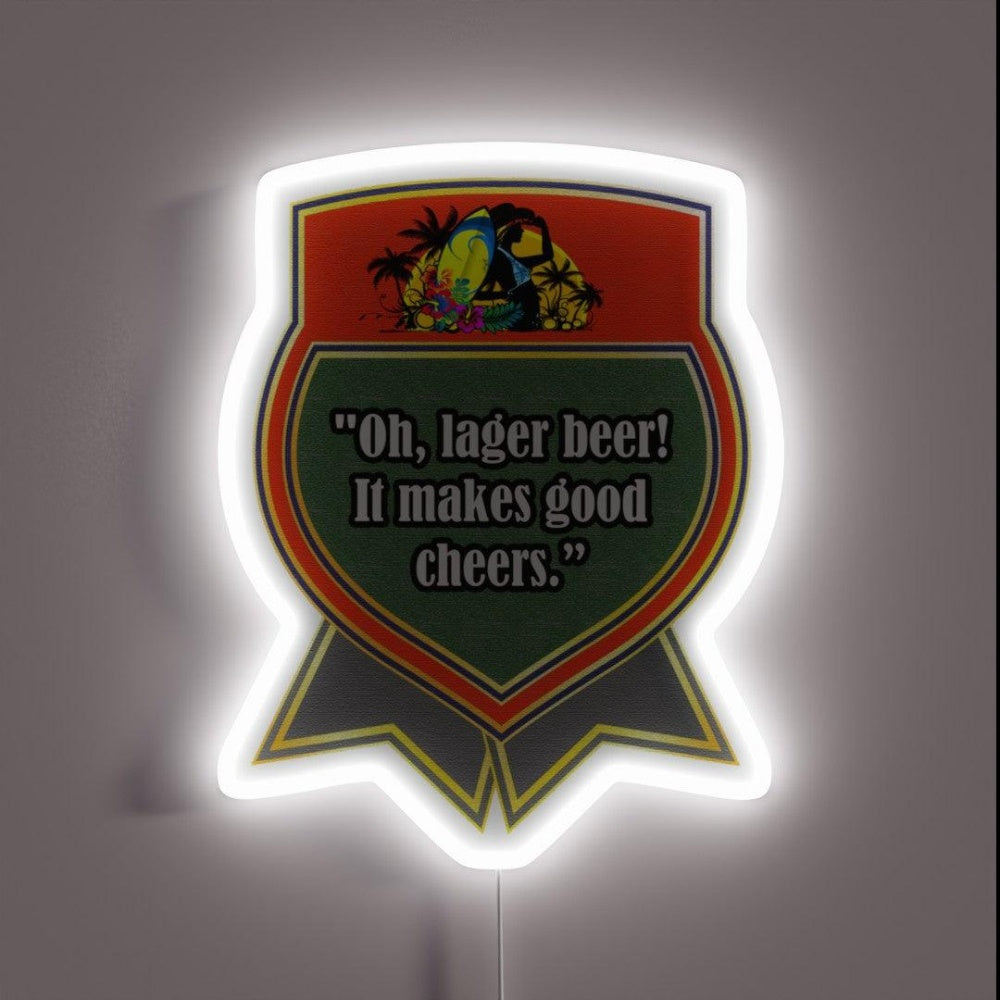 Lager Beer Rgb Led Neon Sign
