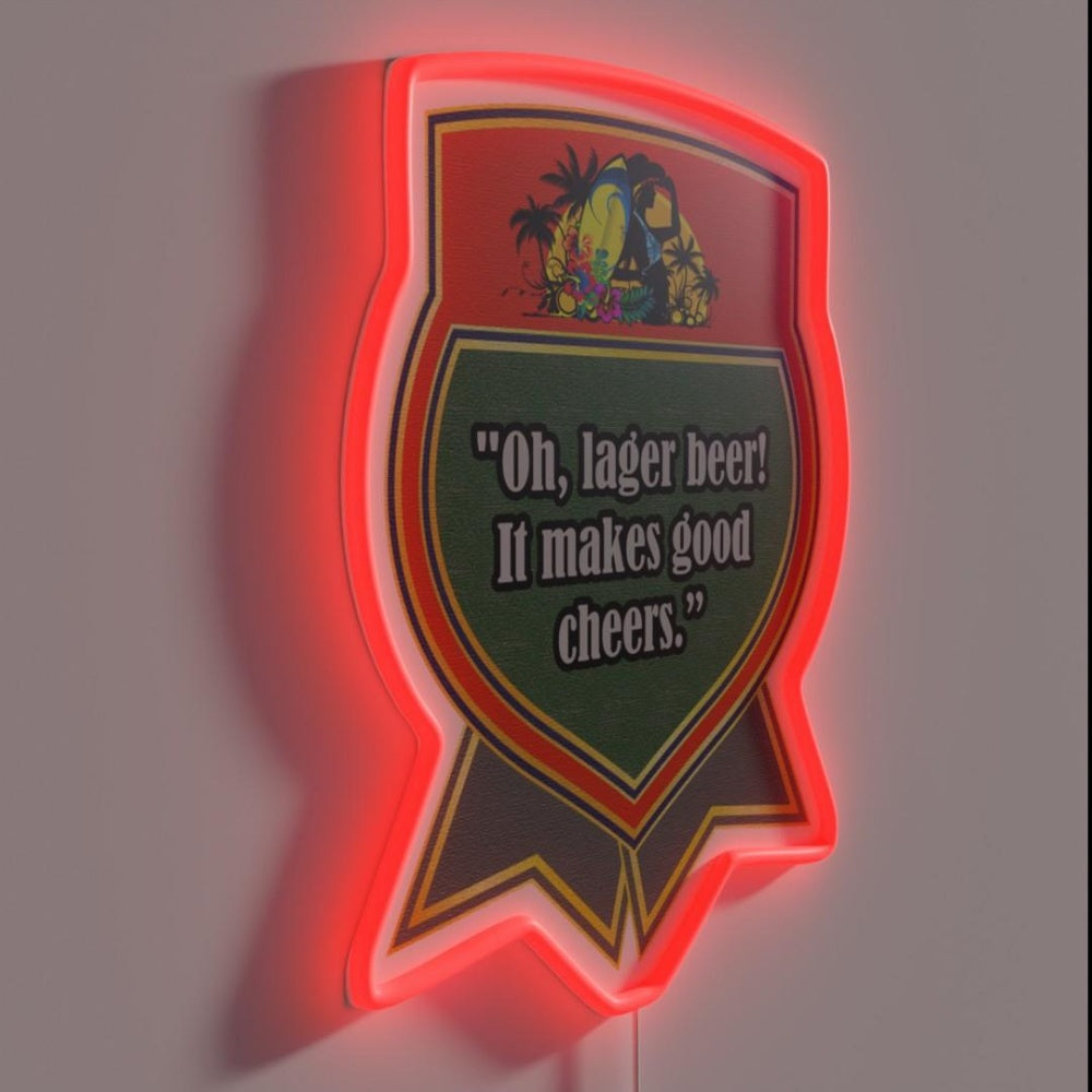 Lager Beer Rgb Led Neon Sign