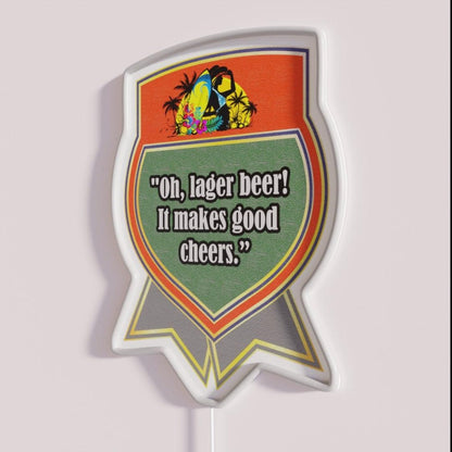 Lager Beer Rgb Led Neon Sign