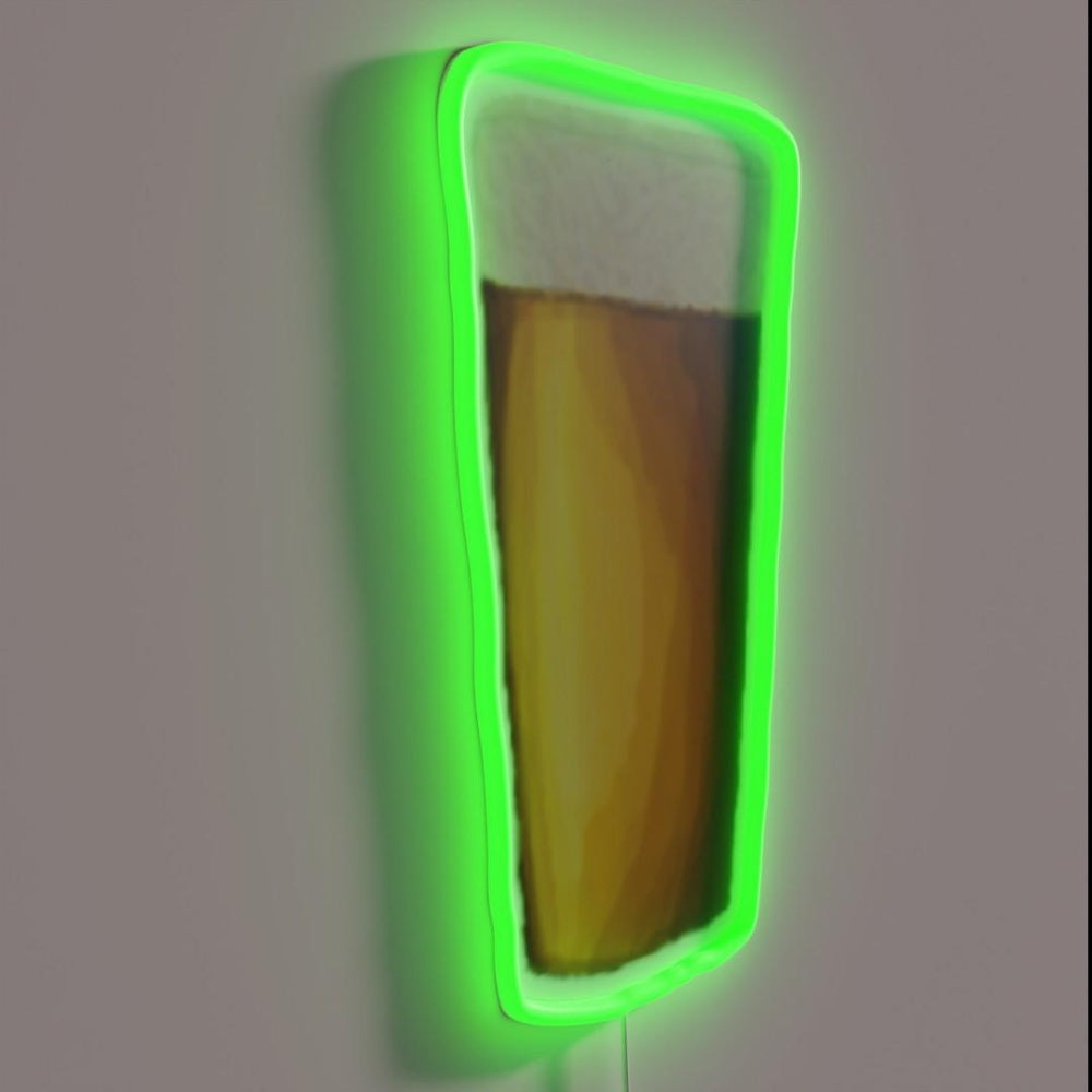 Lager Beer Rgb Led Neon Sign Bar Wall Decor