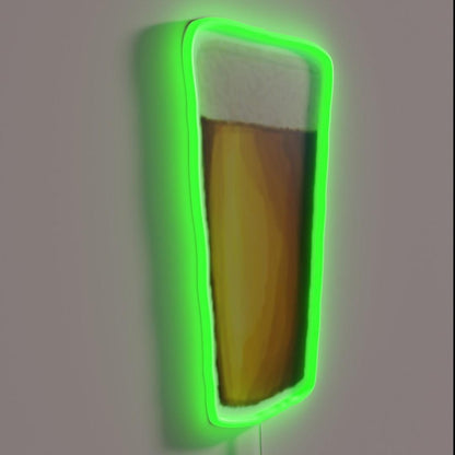 Lager Beer Rgb Led Neon Sign Bar Wall Decor