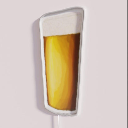 Lager Beer Rgb Led Neon Sign Bar Wall Decor