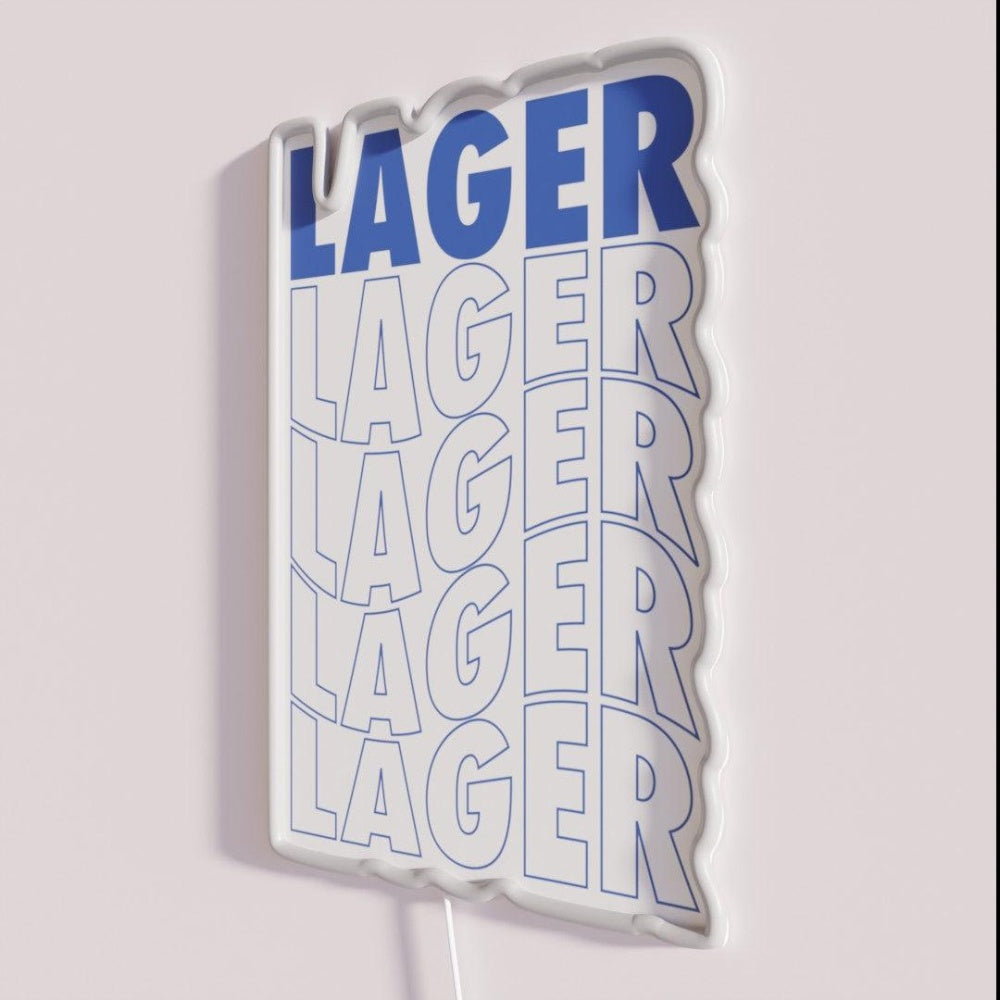 Lager Waves Rgb Led Neon Sign