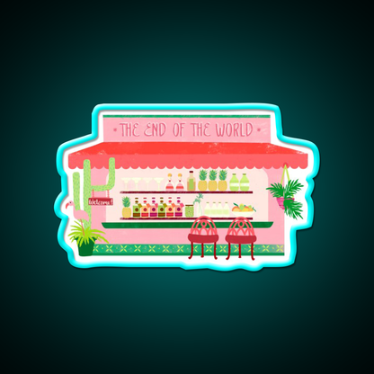 Laguna Inspired Springs Man Cave Bar Led Neon Sign Rgb Color