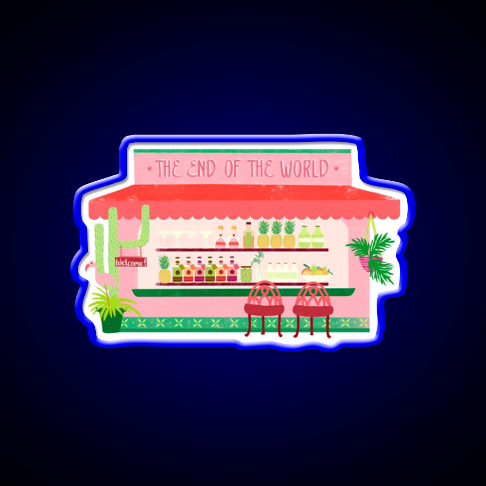 Laguna Inspired Springs Man Cave Bar Led Neon Sign Rgb Color