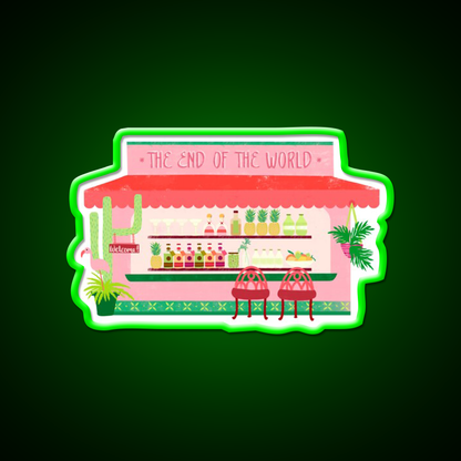 Laguna Inspired Springs Man Cave Bar Led Neon Sign Rgb Color