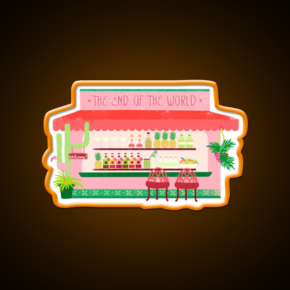 Laguna Inspired Springs Man Cave Bar Led Neon Sign Rgb Color