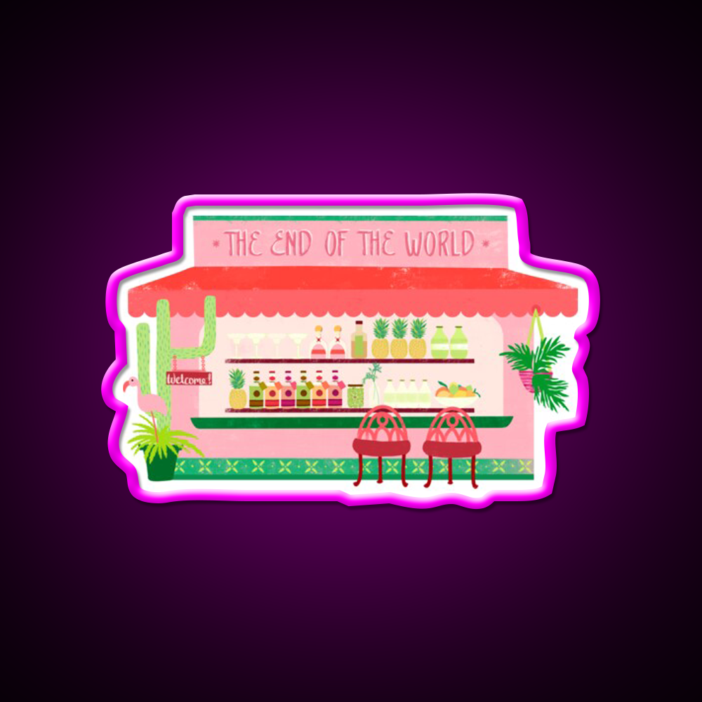 Laguna Inspired Springs Man Cave Bar Led Neon Sign Rgb Color