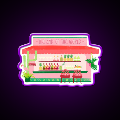 Laguna Inspired Springs Man Cave Bar Led Neon Sign Rgb Color