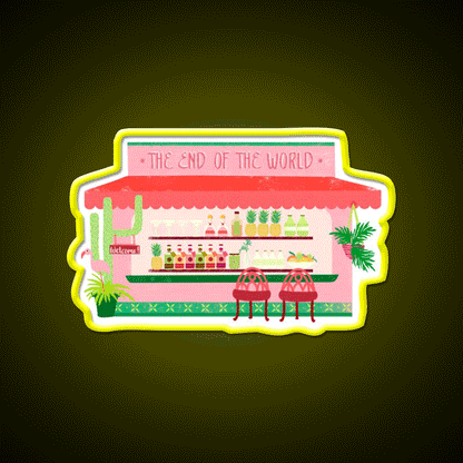 Laguna Inspired Springs Man Cave Bar Led Neon Sign Rgb Color