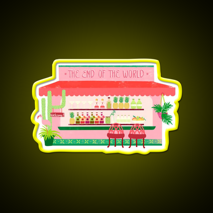 Laguna Inspired Springs Man Cave Bar Led Neon Sign Rgb Color