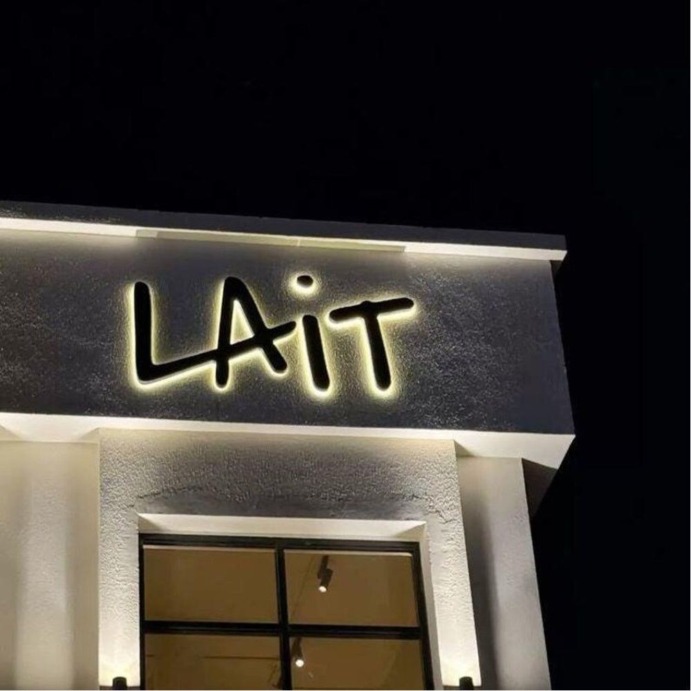 Lait 3D Backlit Channel Letters Led Light Sign