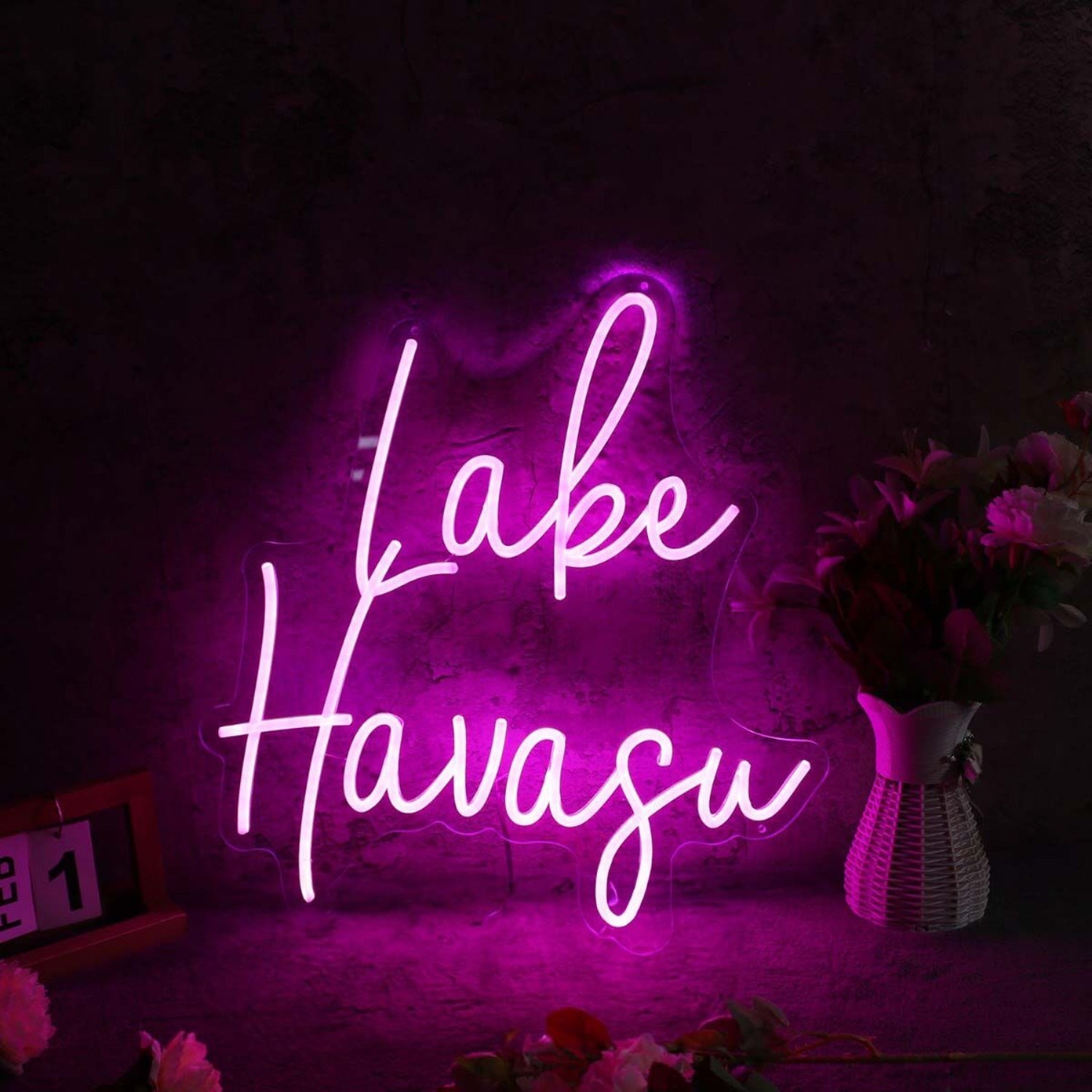 Lake Havasu Pink Led Neon Sign For City Pride And Cultural Decor | Shineneon