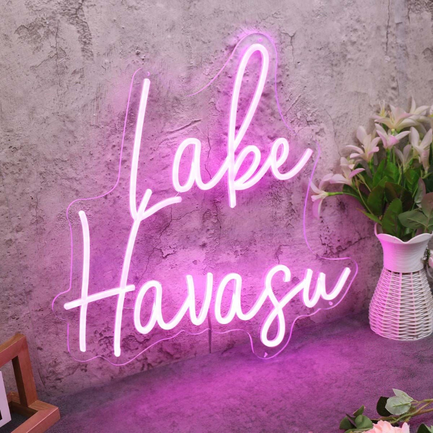 Lake Havasu Pink Led Neon Sign For City Pride And Cultural Decor | Shineneon