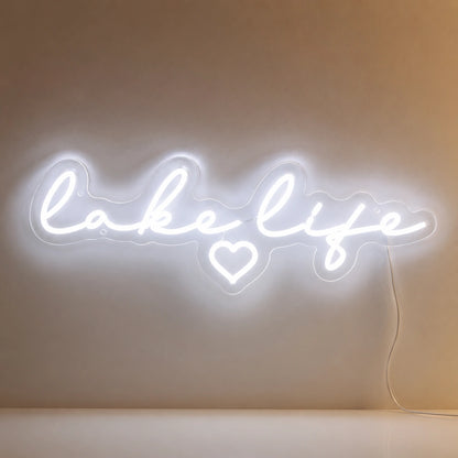 Lake Life Green Wall Neon Sign LED Neon Sign high-converting product image
